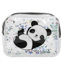 Toilettasje: Glitter - panda