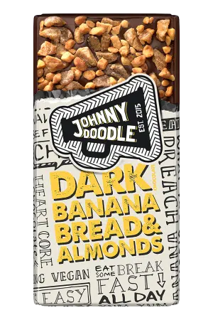 Johnny Doodle Dark Banana Bread & Almond