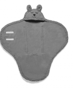 Wikkeldeken Bunny 100x105cm grey